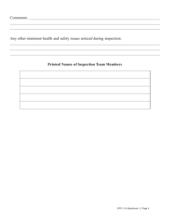 Attachment C Employee Housing Inspection Report - Kentucky, Page 4