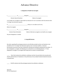 Document preview: Attachment I Advance Directive - Kentucky