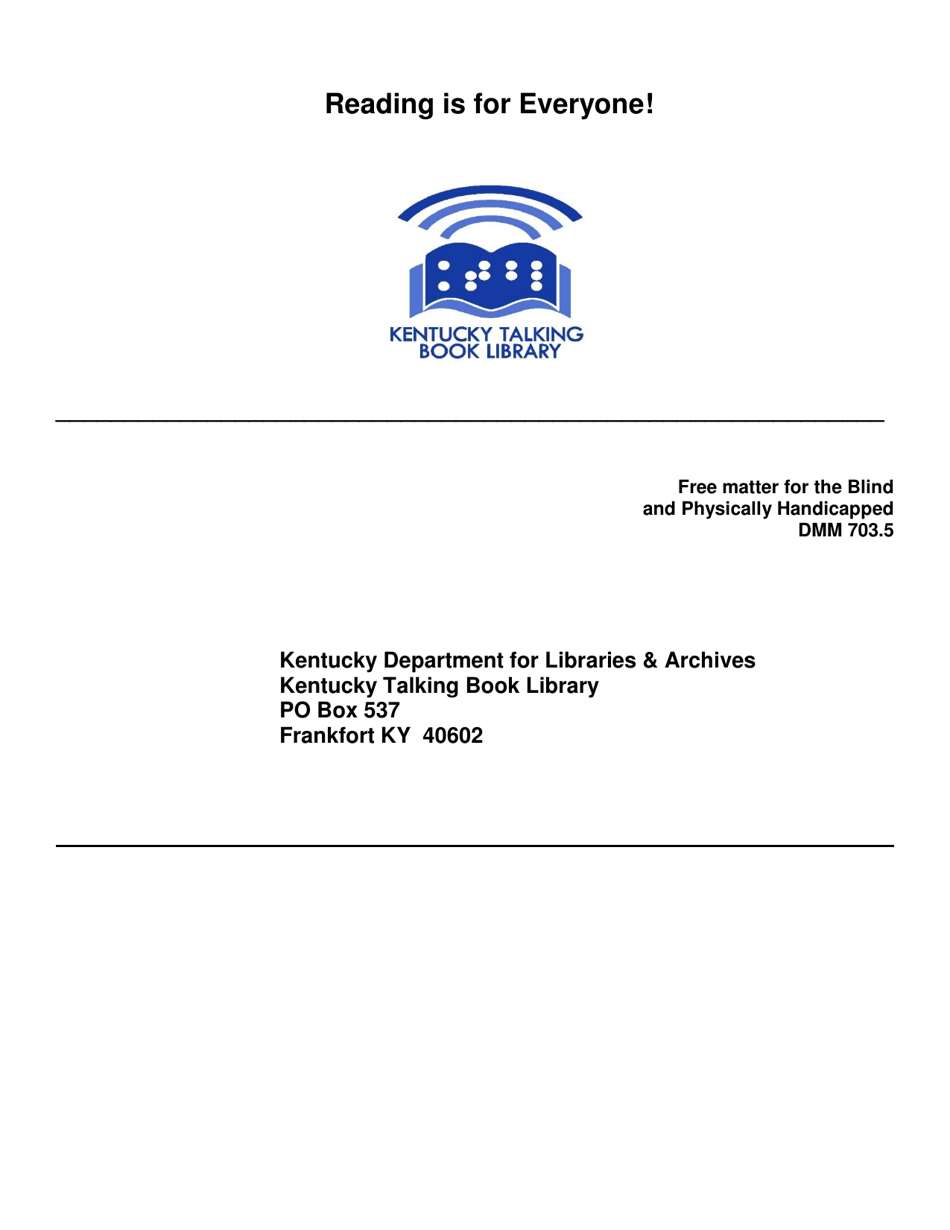 Kentucky Talking Book Library Service Institutional Application - Kentucky, Page 8
