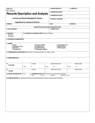 Form ARM320 Records Description and Analysis - Kentucky