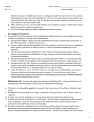 Form CCAP16D Provider Agreement for Family Child Care Provider (Type R) - Louisiana, Page 3