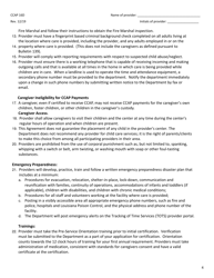 Form CCAP16D Provider Agreement for Family Child Care Provider (Type R) - Louisiana, Page 4