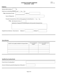 Form SBC011 Application - Loans - Louisiana, Page 3