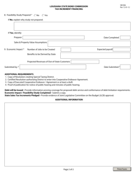 Form SBC006 Tax Increment Financing - Louisiana, Page 2