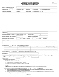 Form SBC007 Application - Election Proposition - Louisiana, Page 4