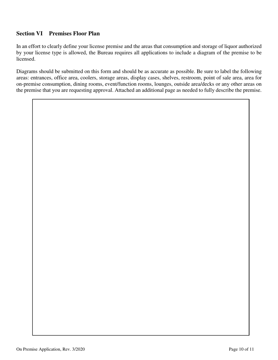 Application for an on-Premises License - Maine, Page 12
