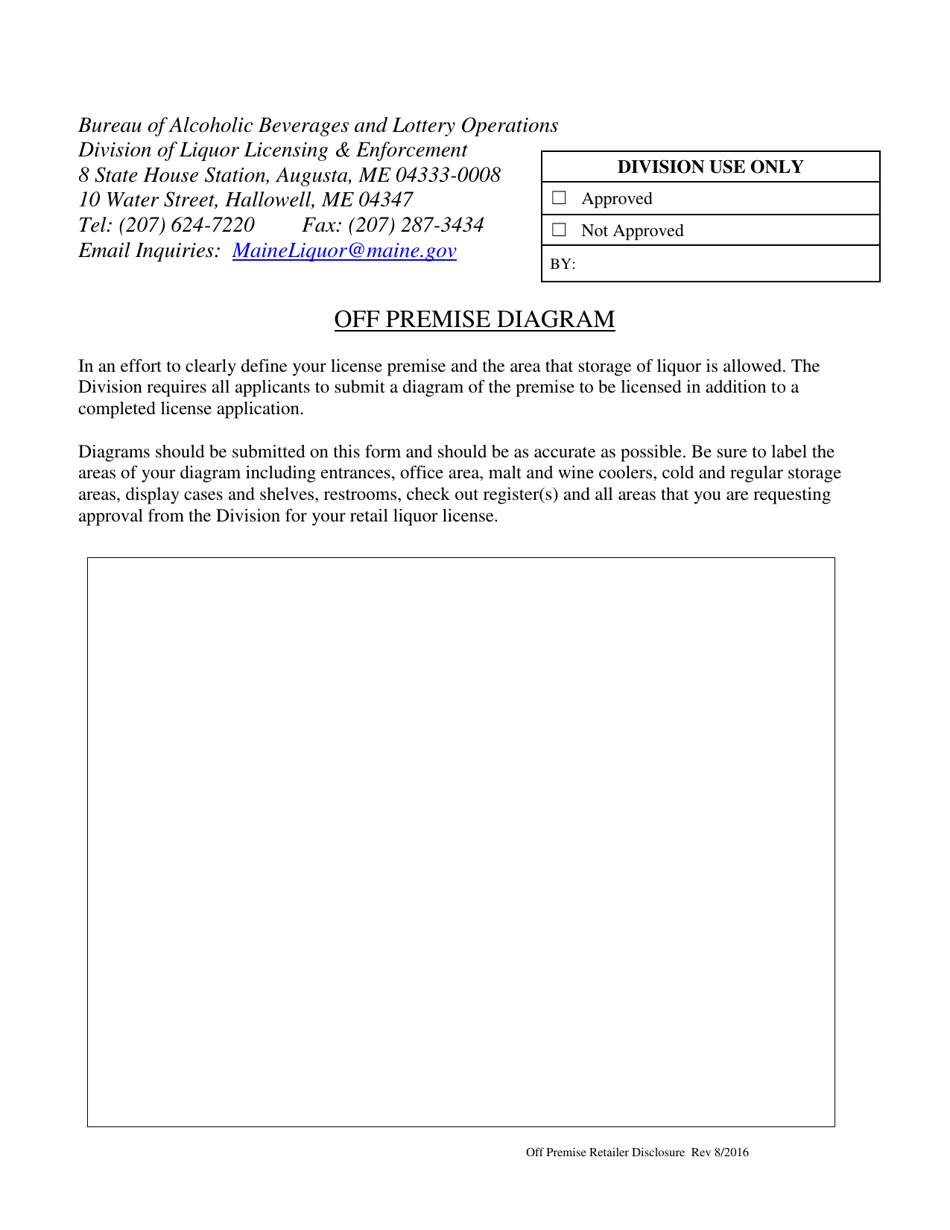 Off Premise Retailer Disclosure of Lessee on the Premise - Maine, Page 2