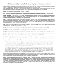 Educational Opportunity Tax Credit Worksheet for Employers of Qualified Employees - Maine, Page 4