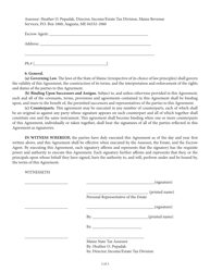 Estate Tax Escrow Agreement for an Estate With Real Property - Maine, Page 3