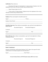 Tuition Reimbursement Request Form - Maine, Page 2