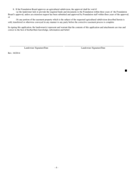 Application for Agricultural Subdivision - Maryland, Page 4