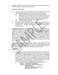 Capital Projects Grant Agreement - Maryland, Page 3