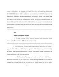 Deed of Easement - Maryland, Page 10