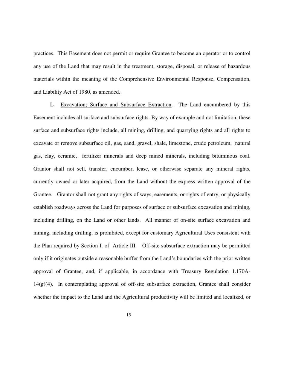 Deed of Easement - Maryland, Page 15