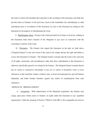 Deed of Easement - Maryland, Page 22