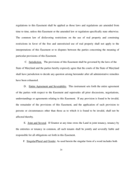 Deed of Easement - Maryland, Page 24