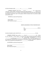 Deed of Easement - Maryland, Page 27