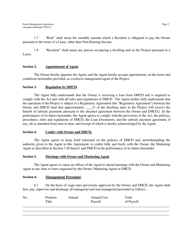 Management Agreement - Maryland, Page 2