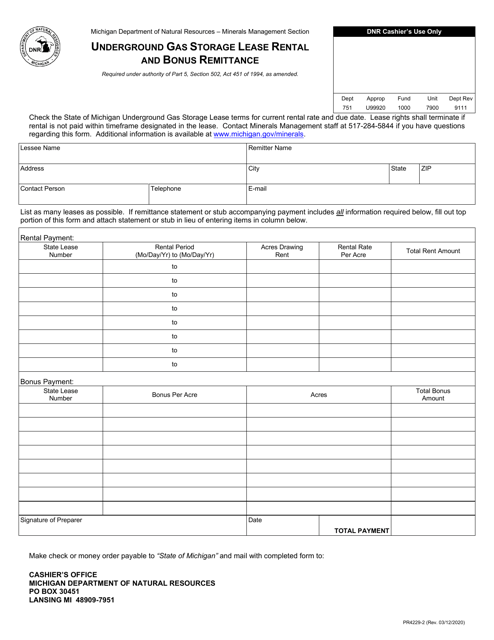 Form PR4229-2  Printable Pdf