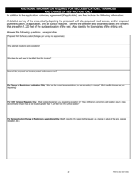 Form PR4312 Application to Amend Oil and Gas Lease - Michigan, Page 2