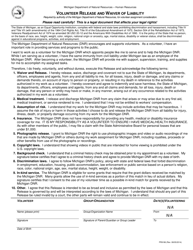 Form PR9186 Recreation Education Training Instructor Application - Michigan, Page 2