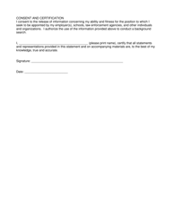 Citizens Waterfowl Advisory Committee Application - Michigan, Page 4