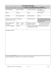 Application for Pardon or Commutation - Minnesota, Page 3