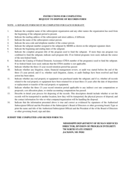 Form MDHS-DPI-001 Request to Dispose of Records - Mississippi, Page 2