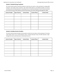 Application for Intervention Court Certification - Mississippi, Page 3