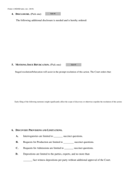Form 1 Case Management Order - Mississippi, Page 2
