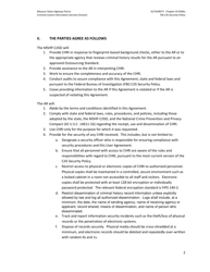 Form SHP-575 Noncriminal Justice Agency User Agreement for Release of Criminal History Record Information - Missouri, Page 2