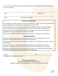 Certified Volunteer Long Term Care Ombudsman (Vop) Application - Iowa, Page 6