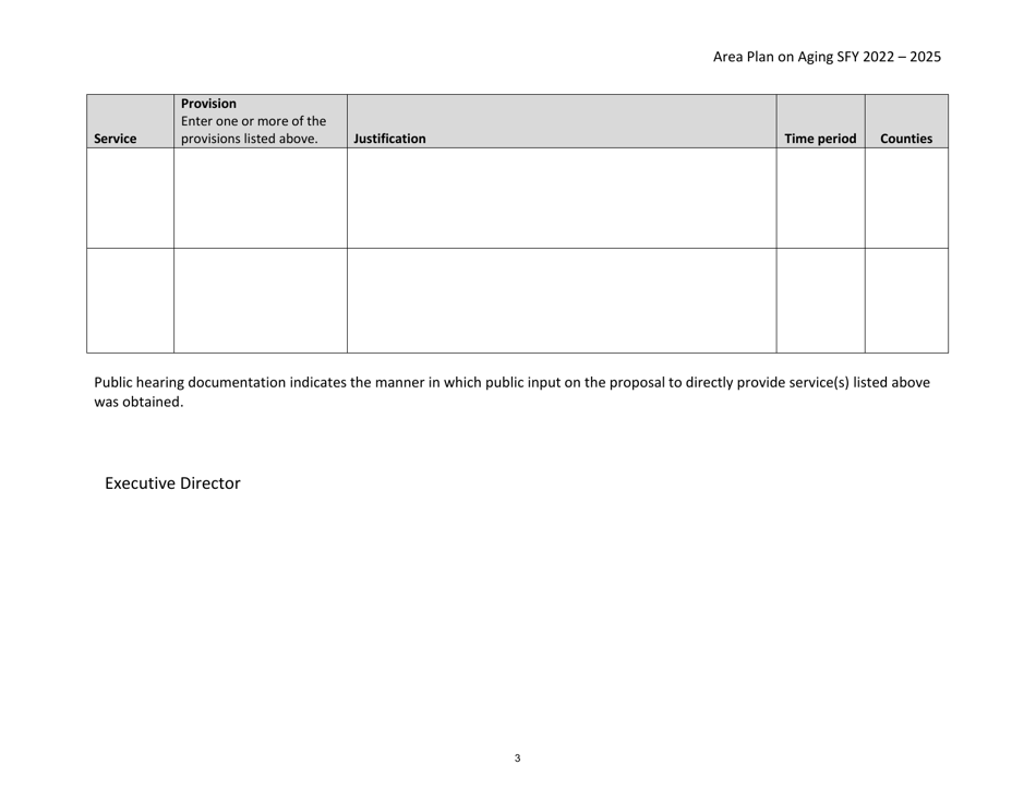 Direct Service Waiver Request - Iowa, Page 3