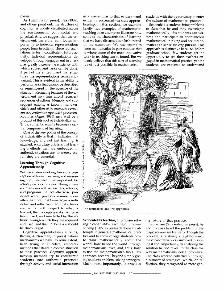 Situated Cognition and the Culture of Learning - John Seely Brown, Allan Collins, Paul Duguid, Page 7