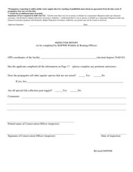 Fisheries Commercial Propagation Permit Application Form - Kentucky, Page 4