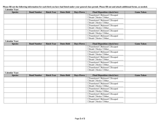 Kentucky General Falconer Upgrade Report - Kentucky, Page 2