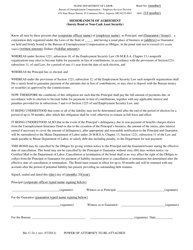 Document preview: Form Me.C-24.1 Memorandum of Agreement (Surety Bond or Non-cash Asset Security) - Maine