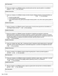 Supplier Inquiry Form - Michigan, Page 2