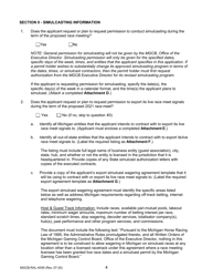 Form MGCB-RAL-4059 Application for Race Meet License - Michigan, Page 4