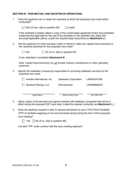 Form MGCB-RAL-4059 Application for Race Meet License - Michigan, Page 6