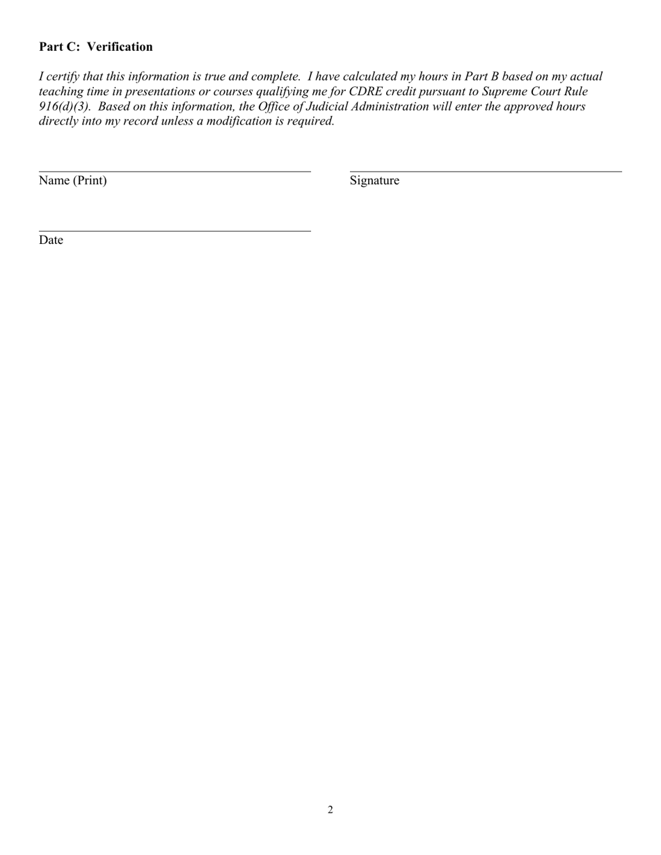 Approval of Cdre Activity: Teaching Credit - Application - Kansas, Page 3