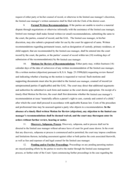 Limited Case Management Order - Kansas, Page 7