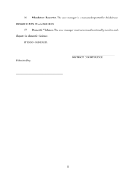 Case Management Order - Kansas, Page 11