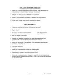 Form H-1 Background Investigation Form - Kentucky, Page 16