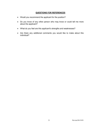 Form H-1 Background Investigation Form - Kentucky, Page 21