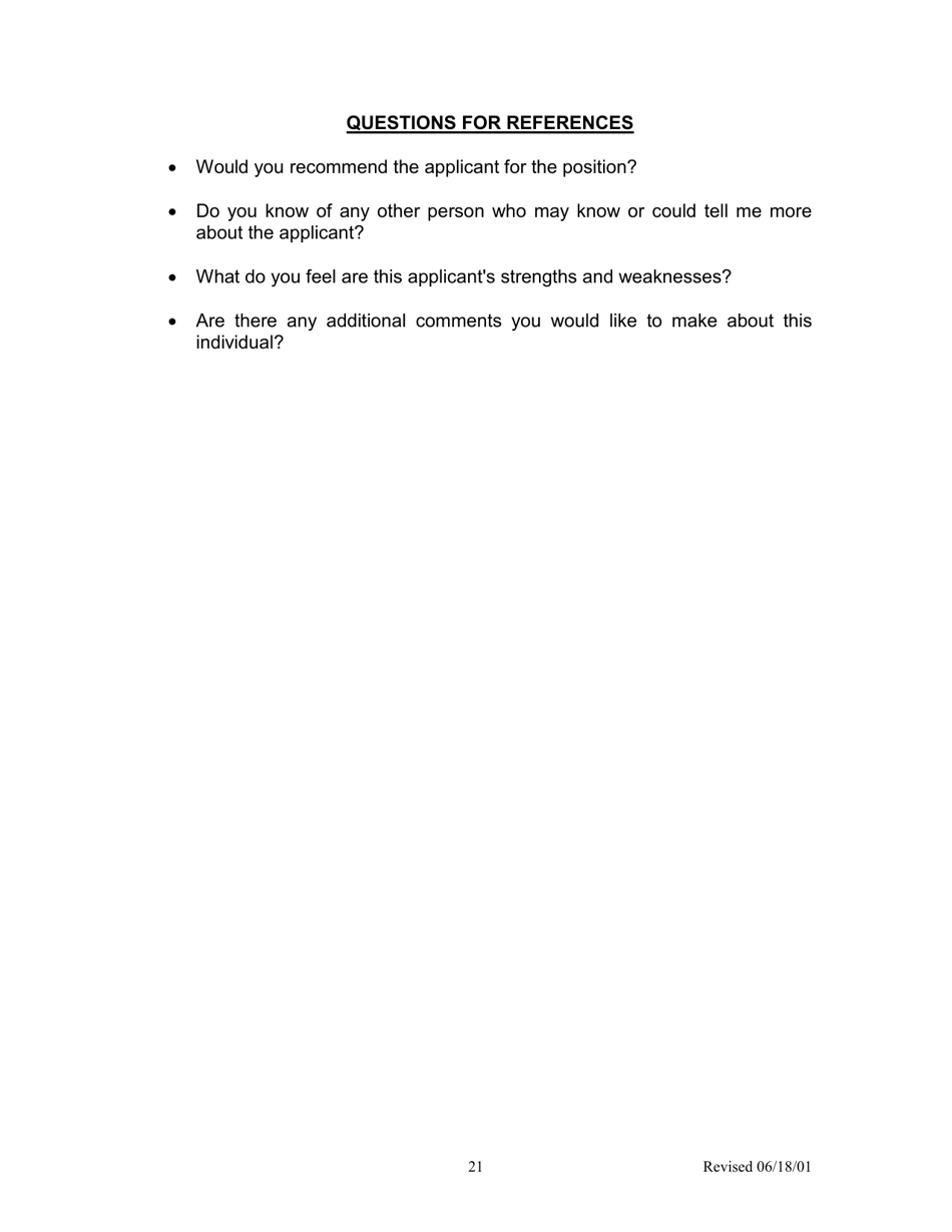Form H-1 Background Investigation Form - Kentucky, Page 21