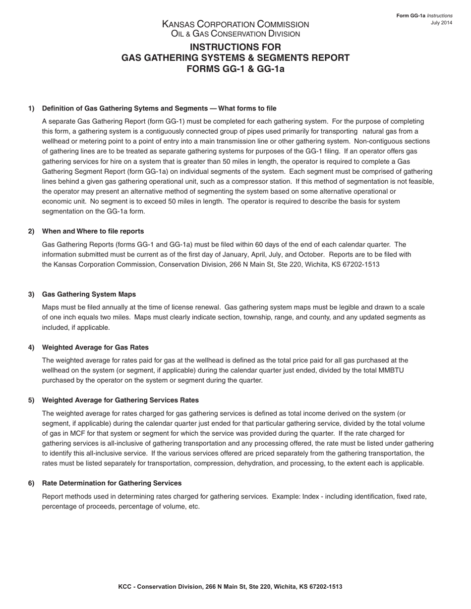 Form GG-1A Gas Gathering Segment Report - Kansas, Page 3