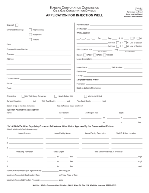 Form U-1  Printable Pdf