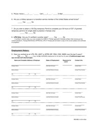 Reinstatement Application - Kansas, Page 2