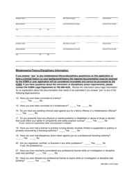 Rn / Lpn Licensure Endorsement Application - Kansas, Page 3